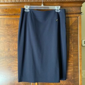 Escada navy pencil skirt size 40